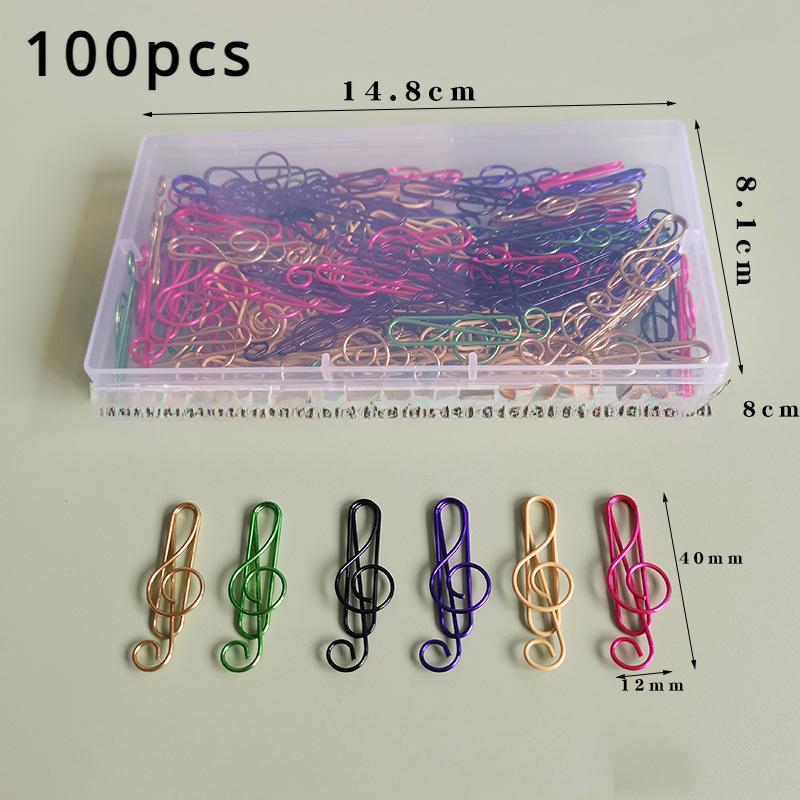 Музыкальные Ноты Скрепка В Форме Мультфильма Скрепка Красочный Самолет Кошка Скрепка