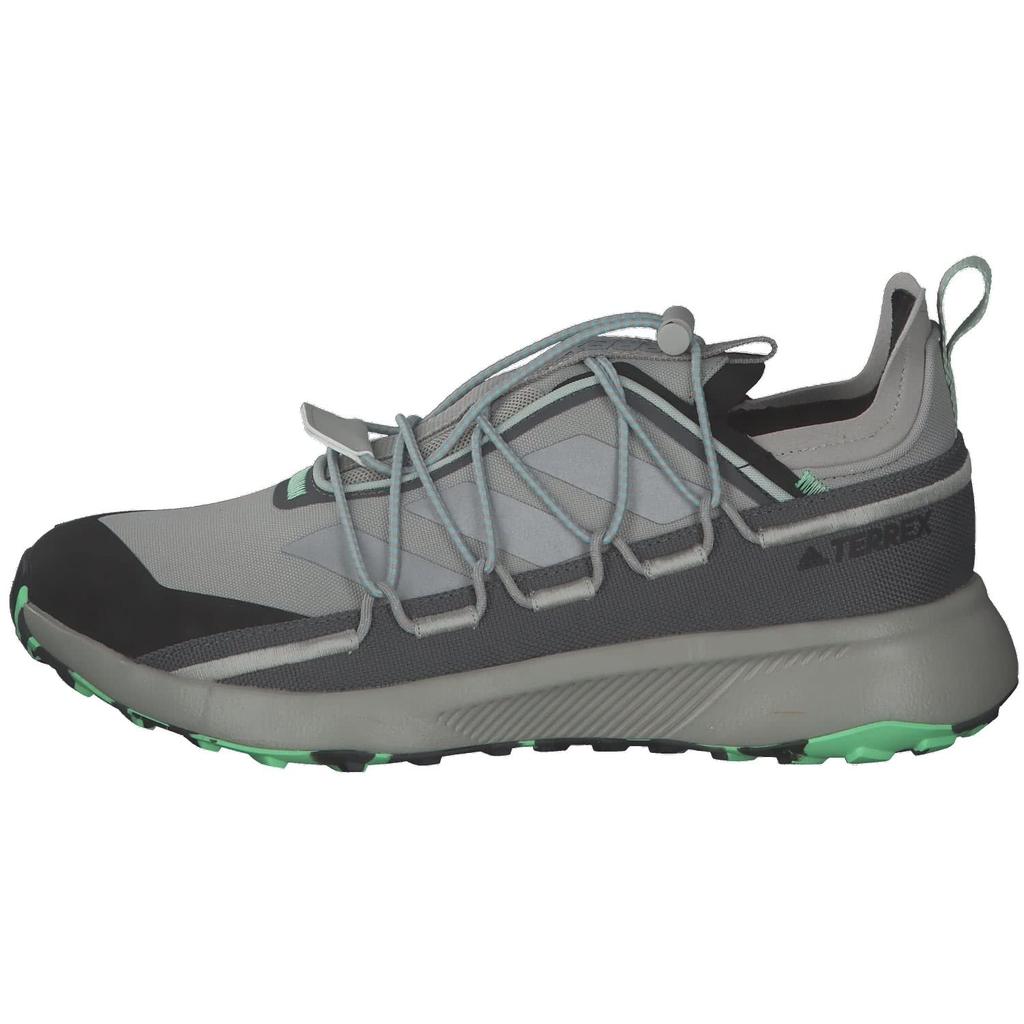 Трекинговые ботинки Terrex Voyager 21 Canvas Travel LGJ28 Metal Green см [Adidas] Серый/Серебристый Металлик/Луч (GX8675) 26,0