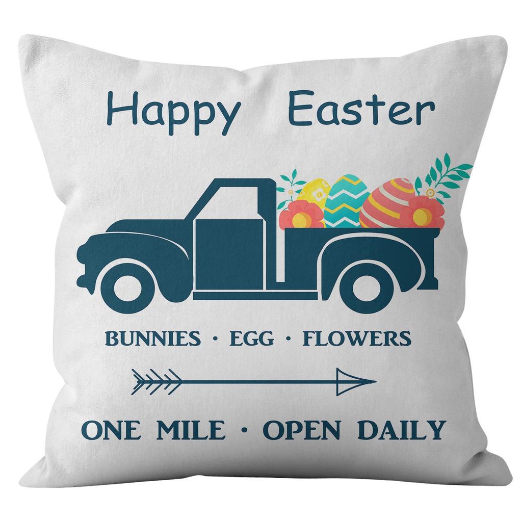 Пасхальная наволочка Повседневная Комбинация Спальня Дом Диван Подушка Чехол для подушки Подушка