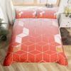 Geometry Ombre Duvet Cover Full King,Honeycomb Marble Geometric Bedding Set For Teen Girls Women Diamond Hexagon Comforter Cover