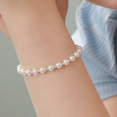 Dmoment Odette Pearl DB Серебряный браслет 925 пробы