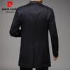 Pierre Cardin Men's 100% Cashmere Mid-Length Wool Coat