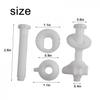 Toilet Seat Repair Screws Kit Bathroom Bolts Fitting