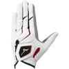 Mizuno Гольф Двойная Левая 5MJML401 Перчатка, Хват, Мужская, Рука, Белый/Красный, 23см,