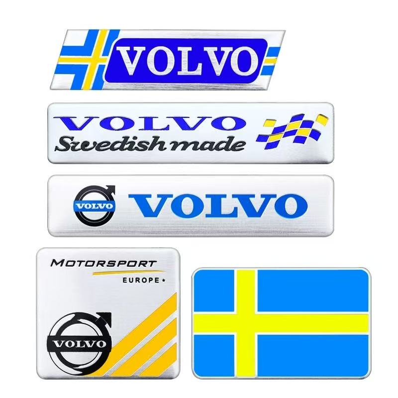 AABAV1 Volvo Badge Body Sticker Car Specific Decals Accessories For XC90 V90 V60 XC60 V40 EC40 EX40 S80 S60 S90 C40 XC40 V70 XC70 C30 C