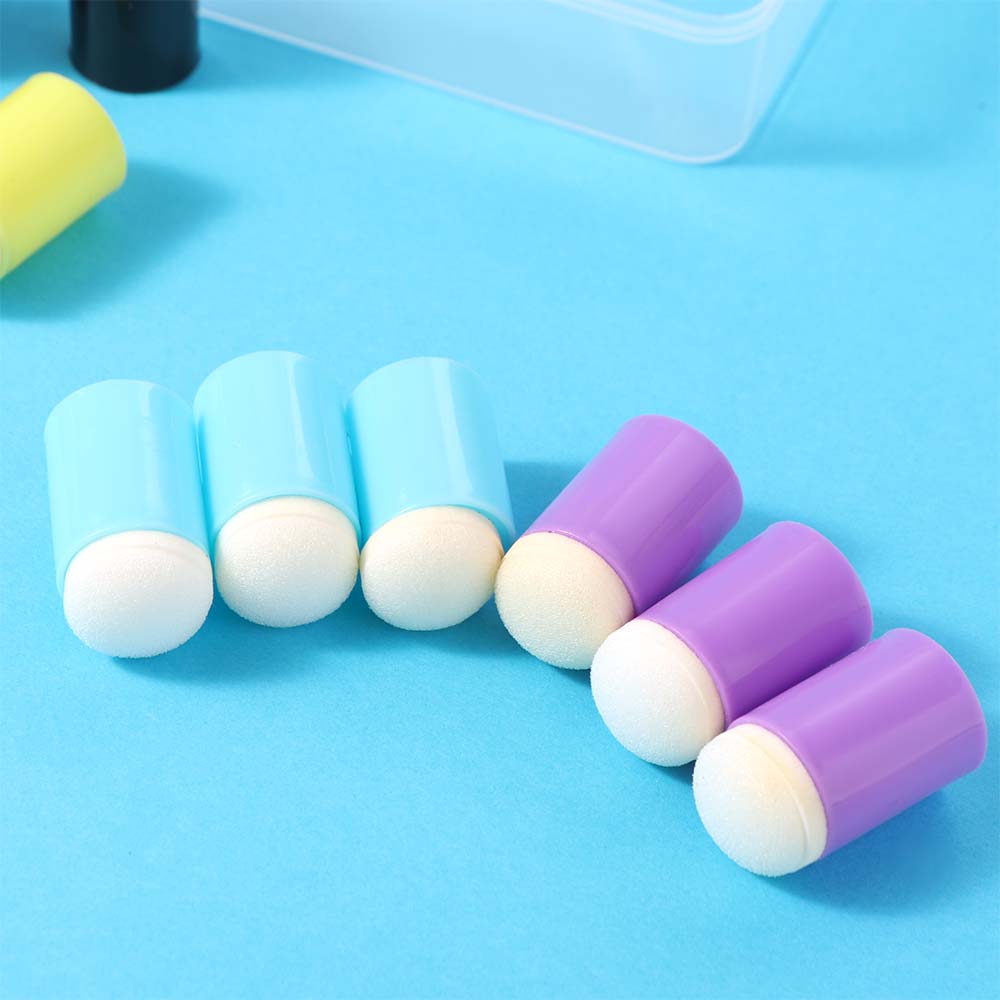 30pcs DIY Dauber Sponge Inking Staining Painting Finger Cot Finger Painting Sponge  Art Supply