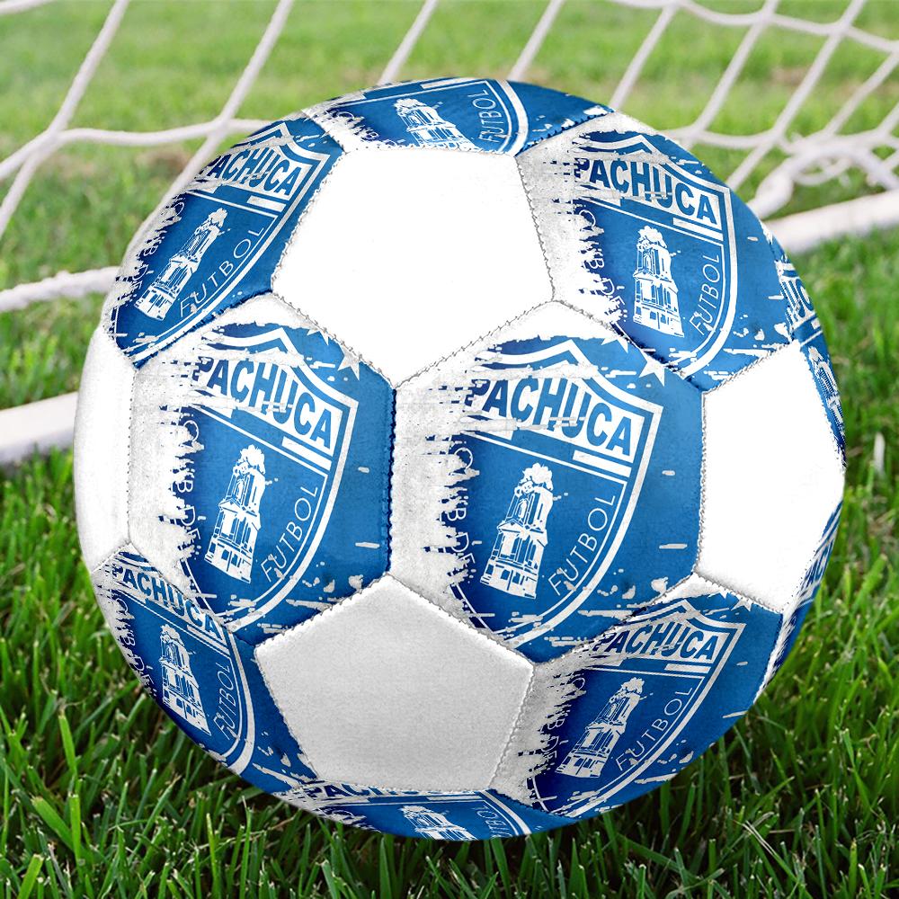 Футбольный мяч Pachuca FC, разноцветный, подходит для всех возрастов, сшит машинной строчкой, материал ПВХ, соревновательного уровня, прочный и с высоким отскоком