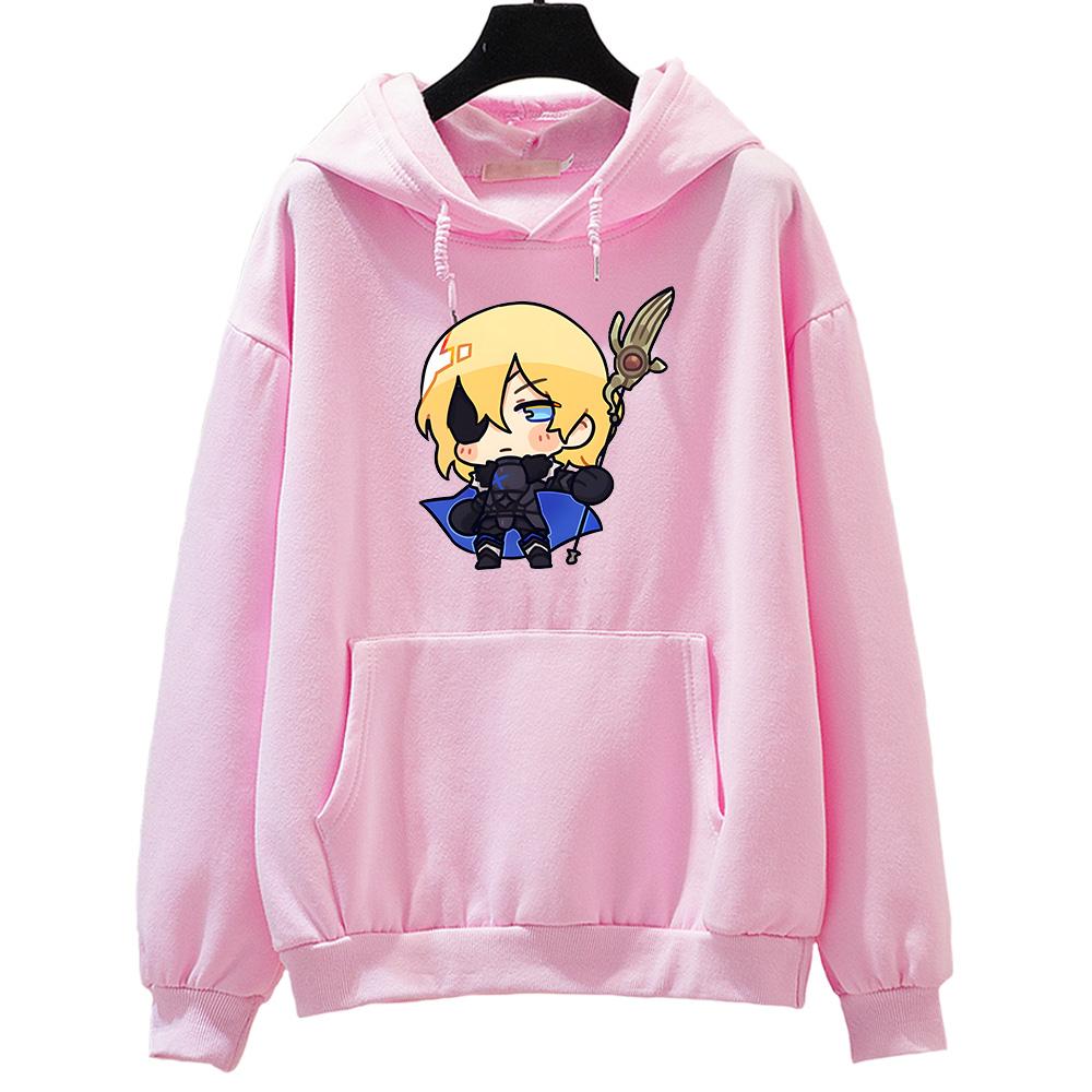 Японский аниме унисекс с капюшоном синий огонь удобный флисовый свитшот длинный рукав Harajuku одежда Kawaii Hoody