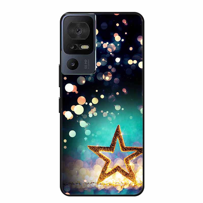 Чехол для телефона TCL 40 SE 40SE Coque Черный Силиконовый Мягкий Задний Чехол-Крышка Для TCL 40 SE Чехол Funda Для TCL40SE Capa 6.75" Оболочка