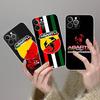 Прозрачный чехол из ТПУ с логотипом A-Abarth для IPhone 17 11 12 13 14 15 16 Pro Max 16 Plus