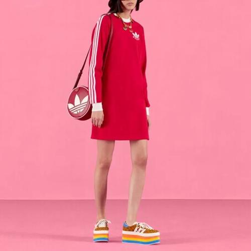 Gucci X Платье-рубашка Красное Женское 693537-XJEBS-6429