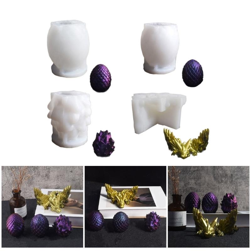 Силиконовая форма для кристаллов дракона, реалистичные фигурки дракона, форма для крафта, формы для животных из эпоксидной смолы для поделок ручной работы