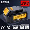 Suitable for DeWalt DCB184 DCB181 DCB182 DCB200 Tool Battery 18000mAh 20V 5A Rechargeable battery+3A Charger