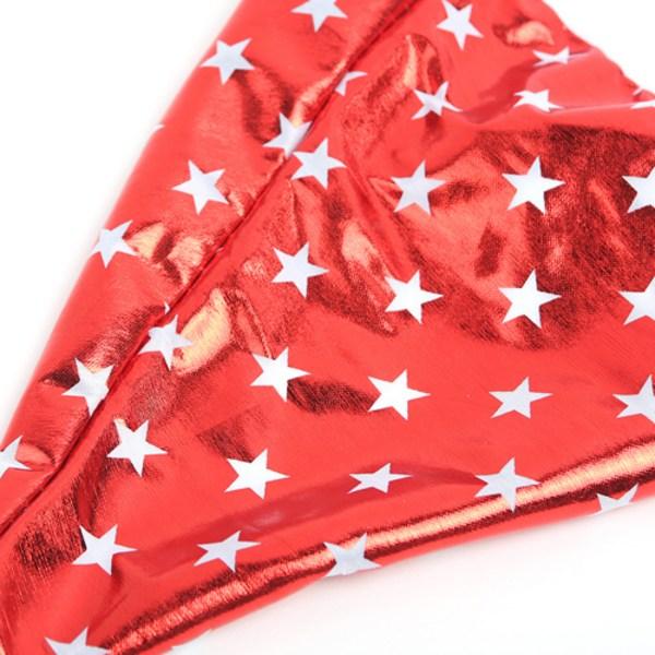 Party Cutie Red Santa Hat, Star + Setting, 6 Pieces