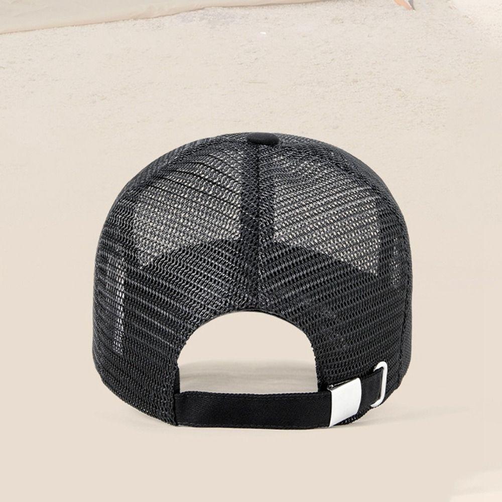Quick-dry Mesh Baseball Cap Adjustable Sports Mesh Caps Trucker Cap Men Snapback Hat  Summer