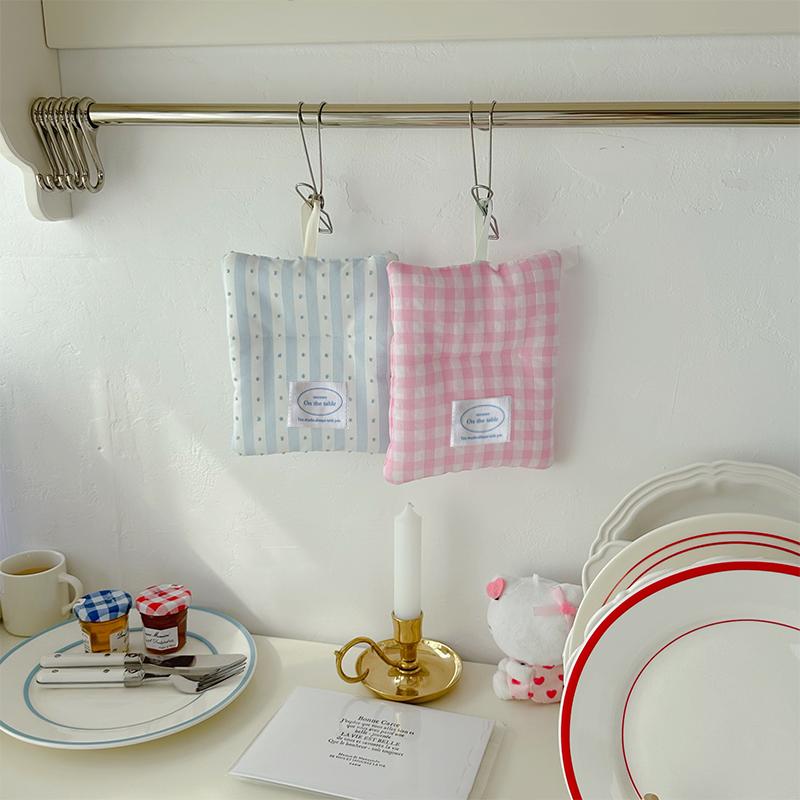 1 шт. хлопковый коврик для чашки, многофункциональный сетчатый узор, квадратная теплоизоляционная подставка в стиле INS 13x17 см