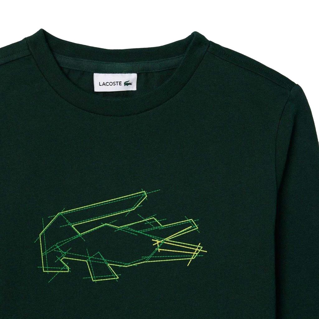 Lacoste Childrens/Kids Crocodile Print Heavy Cotton T-Shirt