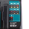 Makita DC18SF Совместим с Полные 130 минут для двух зарядных устройств 260 минут для четырех зарядных устройств одновременно 4-портовое зарядное устройство,