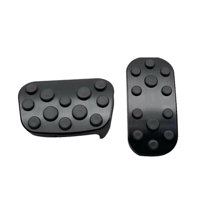 For Toyota 4Runner 2025 Car Pedal Cover Gas Accelerator Brake Pedal Cover Aluminium Alloy Pad Accessories 2pcs Sets
