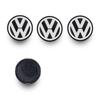 (56mm Sticker) 4pcs 3D New for Volkswagen Car Emblem Wheel Hub Center Cap Badge Covers Sticker Decal Styling Accessories