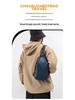 Новая мужская нагрудная сумка кроссбоди: Повседневный, Вместительный, Водоотталкивающий, Мотоциклетный рюкзак в корейском стиле
