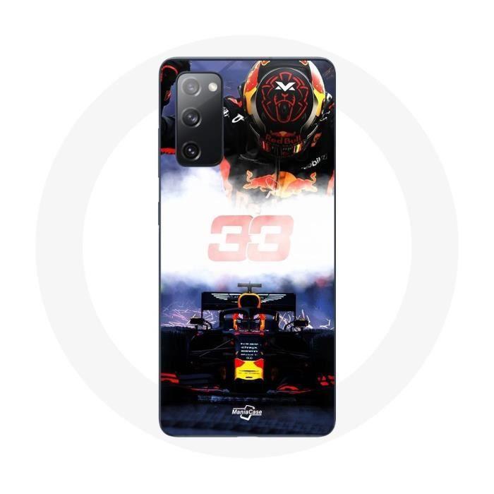 Чехол для Samsung Galaxy S20 FE Formula 1 Max Verstappen F1 Driver, черный, красный и желтый