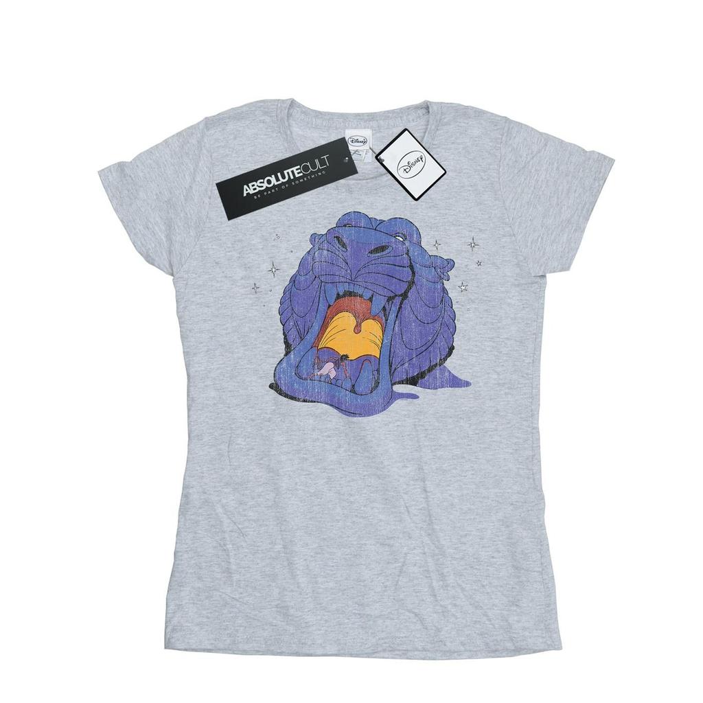 Disney Womens/Ladies Aladdin Cave Of Wonders Distressed Cotton T-Shirt