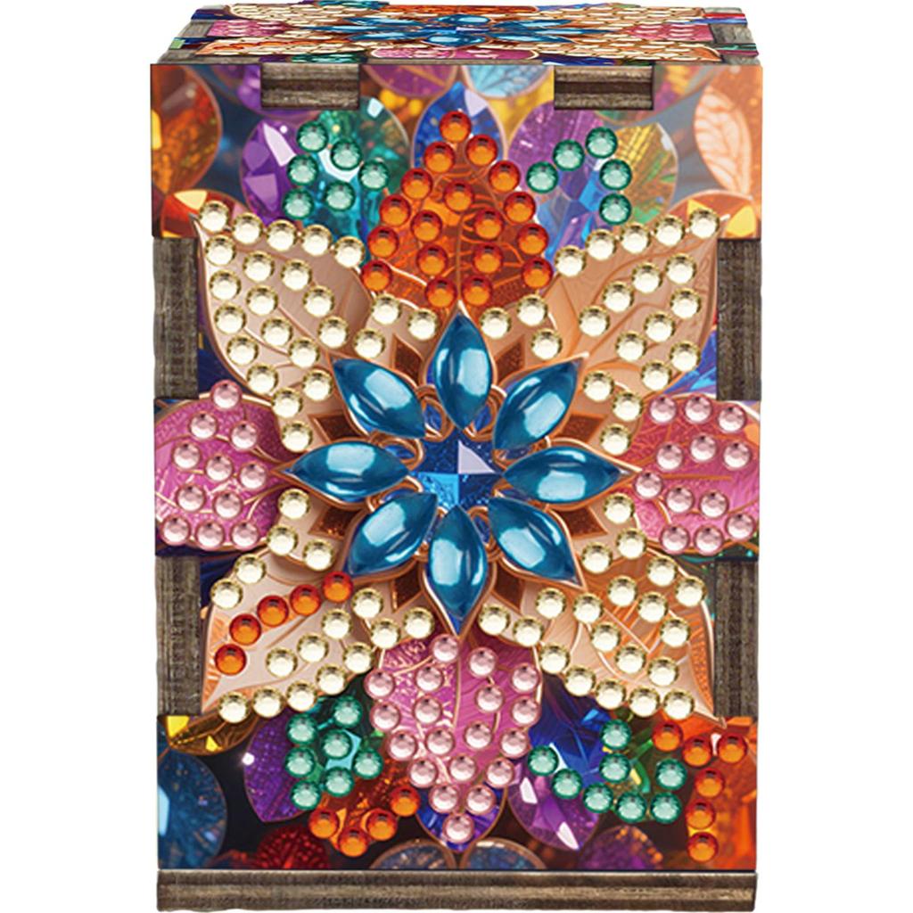 Стразы Декоративная коробка для зубочисток 5D DIY Алмазная живопись Ручная работа Держатель для зубочисток Хрустальная мозаика Держатель для зубочисток для домашнего декора