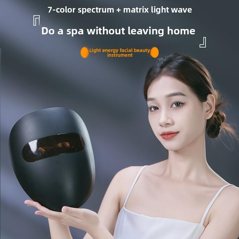 Спектральная маска Косметический прибор Фотонное омоложение кожи Beauty Row Light Milk Iron Man Mask Высокоэффективный светодиодный косметический прибор