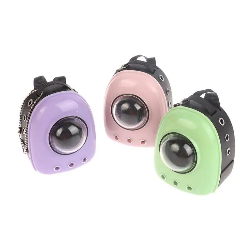 For 17cm Labubu Outfits 1:12 Doll House Simulation Mini Pet Cat Space Backpack Scene Ornament Dolls Accessories DIY Doll Toys