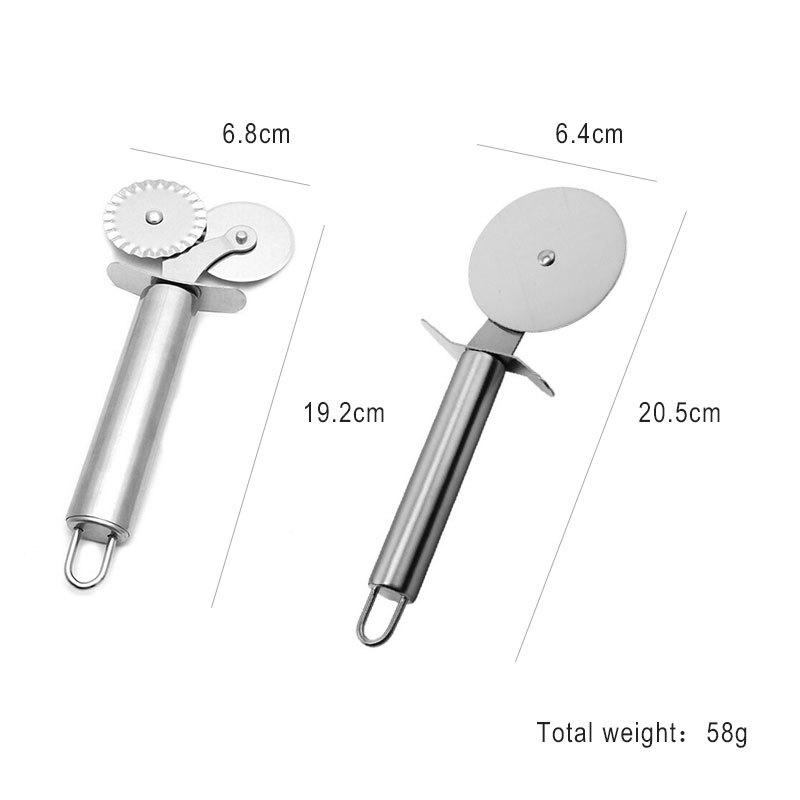 Инструменты для пиццы из нержавеющей стали, круглый нож для пиццы, нож для теста, колесный слайсер, форма для выпечки, инструменты для выпечки 055