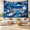 hertha bsc FC Wall Tapestry, Soft Fabric Wall Hanging, Decorative Backdrop For Bedroom Home Wall Art