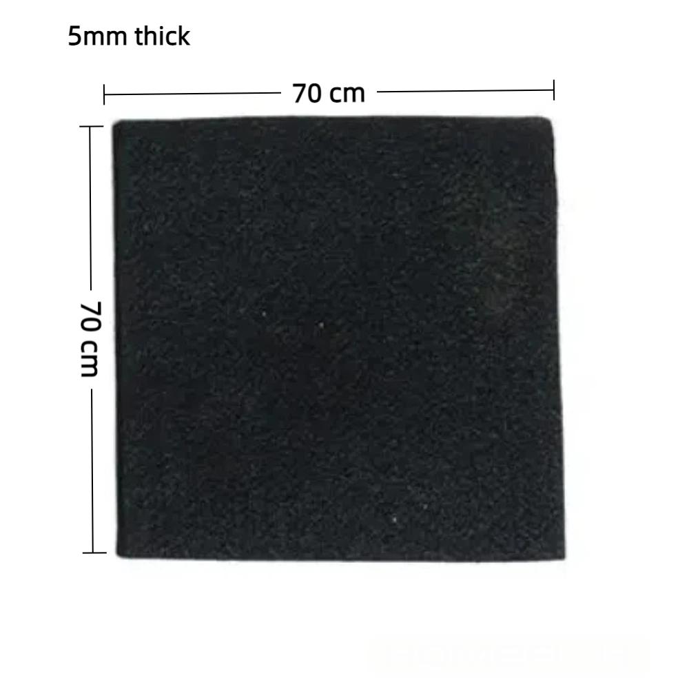 HOMEFISH Fireproof Pad Black Welding Protective Blanket Insulation Pad High Temperature Working Pad Multiple Sizes Durable