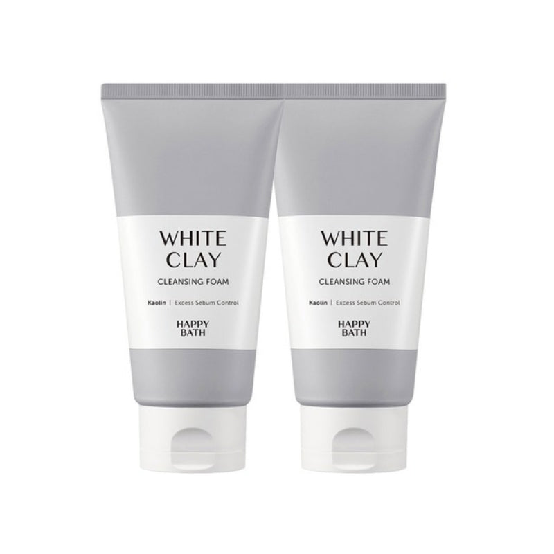 Happy Bath Whiteclay Pore Cleansing Foam 150g 1Pc/2Pcs/3Pcs/4Pcs