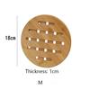 Подставка под горячий стол 1шт изолированный обеденный стол кастрюли и сковородки коврик деревянный нескользящий коврик для чашек и мисок ажурный круглый бытовой
