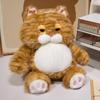 Cute Plush Cat Toy Stuffed Animal, Adorable Kitten Doll for Kids, Soft Cuddly Comfort Buddy for Sleeping and Play, Birthday Gift
