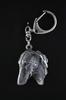 Azawakh, Tuareg Sloughi II - посеребренный брелок для ключей с собакой, украшение для сумки, подвеска на рюкзак от бренда Art-Dog