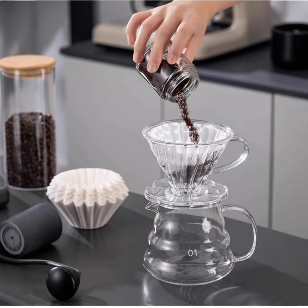 50pcs Coffee Filter Paper, Suitable For Coffee Machine Replacement Round Coffee Filter Paper, Disposable Paper Filter Paper