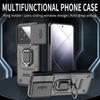 Military Armor Holder Protective Case for Xiaomi 14 Ultra Redmi K70 A3 Note 13 Poco X6 Neo M6 Pro Phone Case Ring Stand Hard Back Protection Cover
