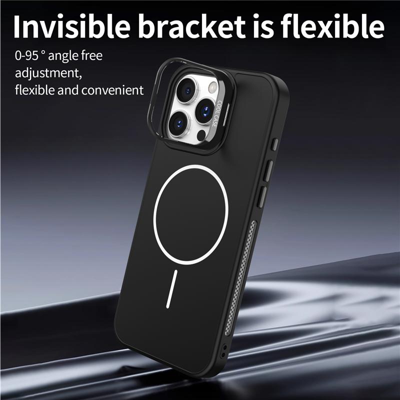 Роскошный магнитный чехол-подставка Magsafe из жидкого силикона для iPhone 16 Pro Max для iPhone 15 14 13 12 11, защитная крышка