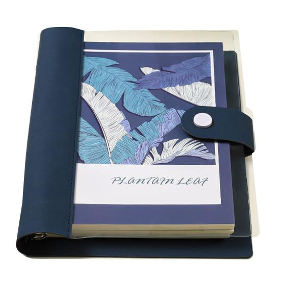 Блокнот формата A5 B5, 120 страниц, обложка из искусственной кожи, разлинованный, с отрывными листами, металлический