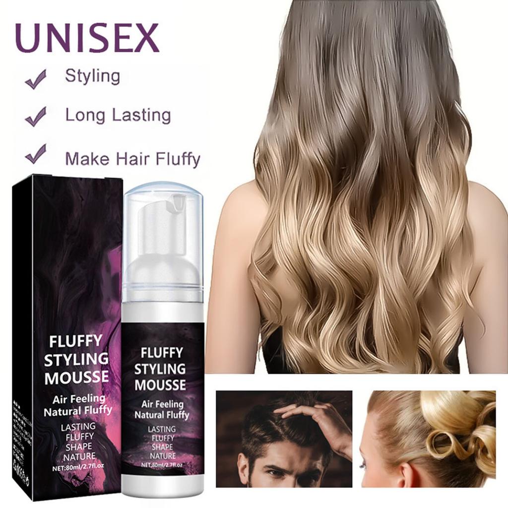 Men And Women Styling Foam Wax Moisturizing Hair Lasting  Salon Same Styling Wax 80ml
