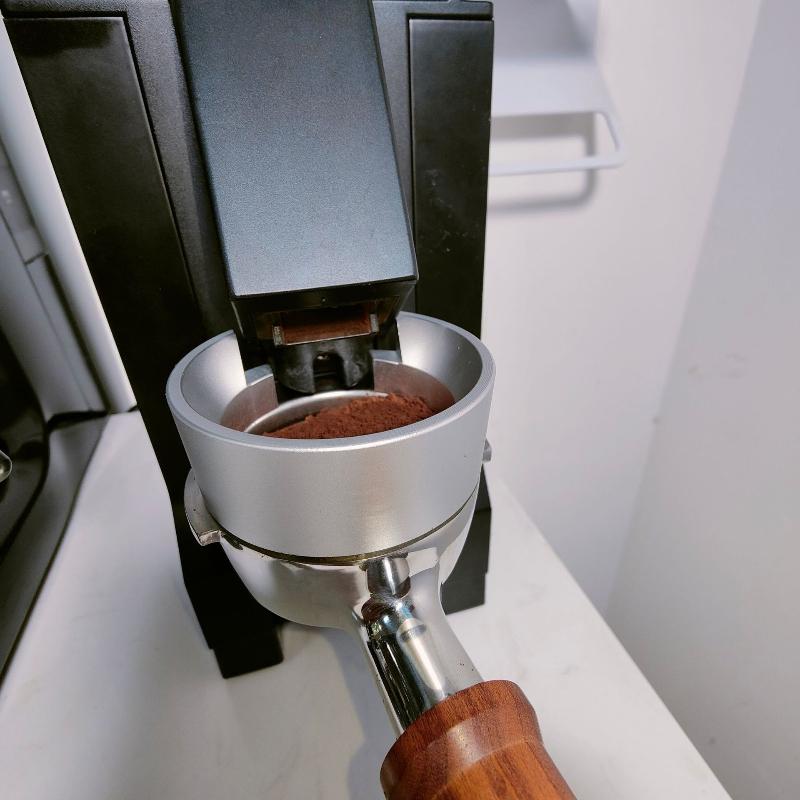 Кольцо для кофейного порошка с ручкой 58 мм, кольцо для защиты от разлета порошка для кофемолки Eureka Mignon MMG, адаптируется к кофемашине