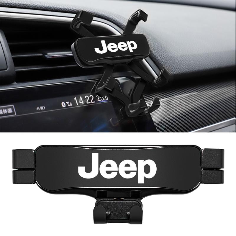 Cup Holders Car Phone Holder Air Vent Clip Mount Stand Accessories For Jeep Wrangler JL JK Renegade Grand Compass Gladiator Cher