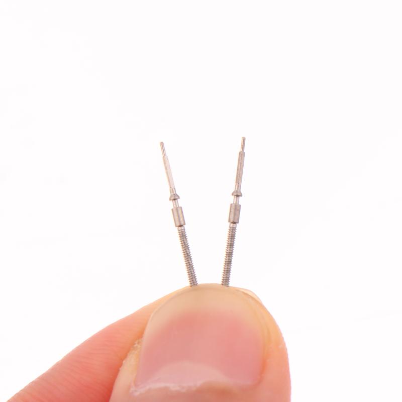 2 шт. 3135 Заводной вал Инструмент для ремонта механизма 3135 Механизм Заводной вал Стальная ручка Стержень Стальной вал Заводная головка Металлические заводные валы для часов