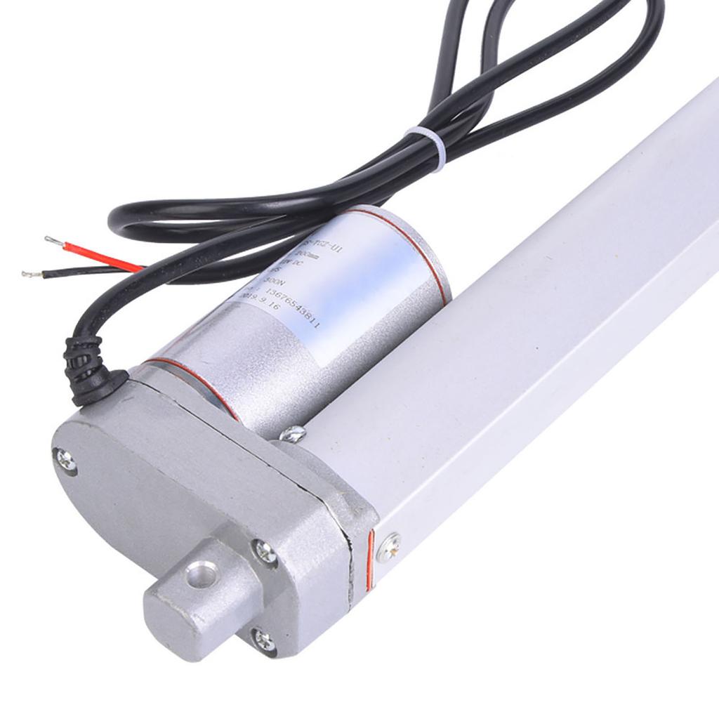 Электрический линейный привод JS TGZ U1 Двигатель постоянного тока 30мм с 300Н 12В постоянного тока IP45 для различных целей(250мм )