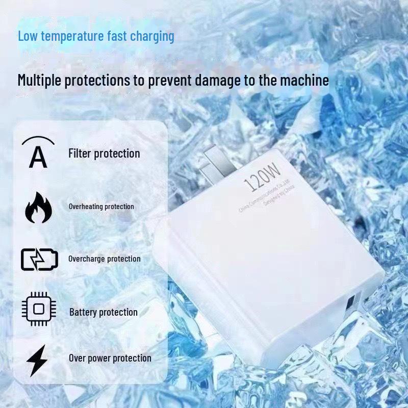 Совместимо с зарядным устройством Huawei 120 Вт для Super Fast Charging 66 Вт, головка для мобильного телефона Honor Mate40/30 Nova100W.