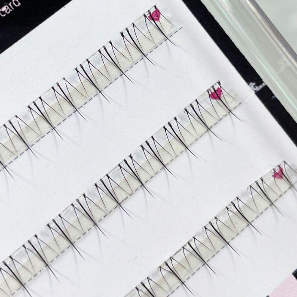 Прозрачные широкие самоклеящиеся нижние ресницы натуральные ресницы для наращивания ресниц