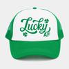 Green Velvet Clover Shamrock Hat Breathable Sun Hat Casual Peaked Cap  St. Patricks Day