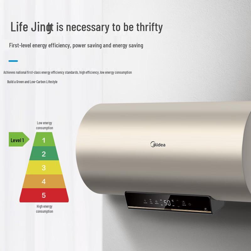 Midea F8022-ZK3S 80L Electric Water Heater CN plug (adapter included)